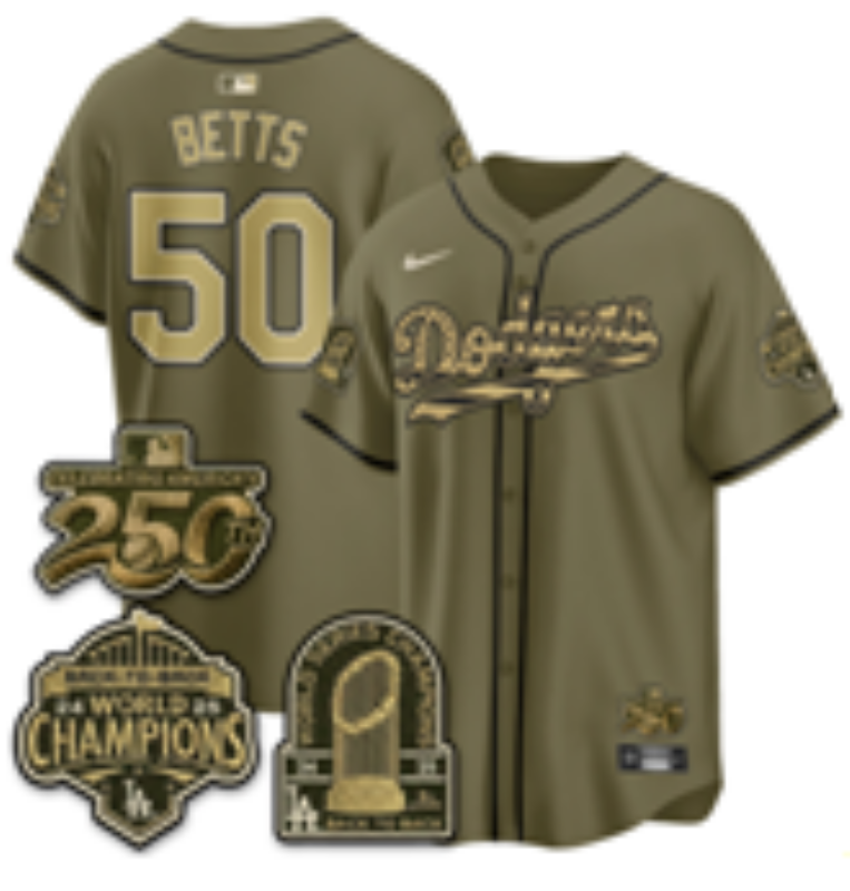Men Los Angeles Dodgers #50 Betts green Game 2026 Nike MLB Jersey 053001->los angeles dodgers->MLB Jersey